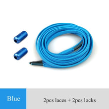 Load image into Gallery viewer, 1Pair No tie Shoelaces Multicolour Elastic Shoe Laces For Kids and Adult Sneakers Shoelace Quick Lazy Laces 21 Color Shoestrings