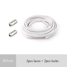 Load image into Gallery viewer, 1Pair No tie Shoelaces Multicolour Elastic Shoe Laces For Kids and Adult Sneakers Shoelace Quick Lazy Laces 21 Color Shoestrings