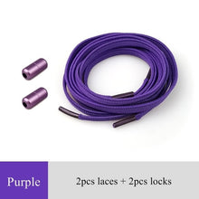 Load image into Gallery viewer, 1Pair No tie Shoelaces Multicolour Elastic Shoe Laces For Kids and Adult Sneakers Shoelace Quick Lazy Laces 21 Color Shoestrings