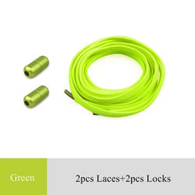 Load image into Gallery viewer, 1Pair No tie Shoelaces Multicolour Elastic Shoe Laces For Kids and Adult Sneakers Shoelace Quick Lazy Laces 21 Color Shoestrings