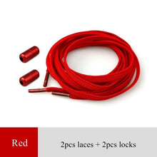 Load image into Gallery viewer, 1Pair No tie Shoelaces Multicolour Elastic Shoe Laces For Kids and Adult Sneakers Shoelace Quick Lazy Laces 21 Color Shoestrings