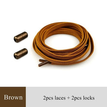 Load image into Gallery viewer, 1Pair No tie Shoelaces Multicolour Elastic Shoe Laces For Kids and Adult Sneakers Shoelace Quick Lazy Laces 21 Color Shoestrings