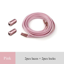 Load image into Gallery viewer, 1Pair No tie Shoelaces Multicolour Elastic Shoe Laces For Kids and Adult Sneakers Shoelace Quick Lazy Laces 21 Color Shoestrings