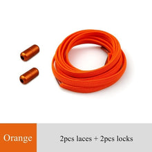 Load image into Gallery viewer, 1Pair No tie Shoelaces Multicolour Elastic Shoe Laces For Kids and Adult Sneakers Shoelace Quick Lazy Laces 21 Color Shoestrings