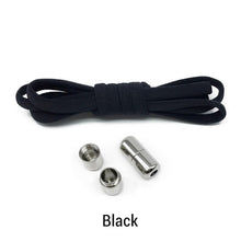Load image into Gallery viewer, Elastic No Tie Shoelaces Semicircle Shoe Laces For Kids and Adult Sneakers Shoelace Quick Lazy Metal Lock Laces Shoe Strings