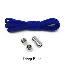 Load image into Gallery viewer, Elastic No Tie Shoelaces Semicircle Shoe Laces For Kids and Adult Sneakers Shoelace Quick Lazy Metal Lock Laces Shoe Strings