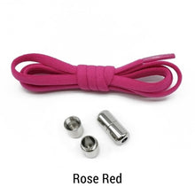 Load image into Gallery viewer, Elastic No Tie Shoelaces Semicircle Shoe Laces For Kids and Adult Sneakers Shoelace Quick Lazy Metal Lock Laces Shoe Strings