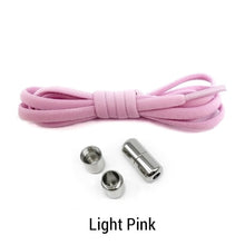 Load image into Gallery viewer, Elastic No Tie Shoelaces Semicircle Shoe Laces For Kids and Adult Sneakers Shoelace Quick Lazy Metal Lock Laces Shoe Strings