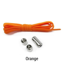 Load image into Gallery viewer, Elastic No Tie Shoelaces Semicircle Shoe Laces For Kids and Adult Sneakers Shoelace Quick Lazy Metal Lock Laces Shoe Strings