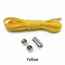 Load image into Gallery viewer, Elastic No Tie Shoelaces Semicircle Shoe Laces For Kids and Adult Sneakers Shoelace Quick Lazy Metal Lock Laces Shoe Strings