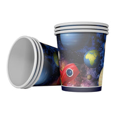 Load image into Gallery viewer, New Space Planet party Plate Napkins cups Tableware stars party for Astronaut Happy Birthday Party Supplies Universe Decorations