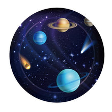 Load image into Gallery viewer, New Space Planet party Plate Napkins cups Tableware stars party for Astronaut Happy Birthday Party Supplies Universe Decorations
