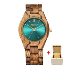 Load image into Gallery viewer, Shifenmei Watches Women Fashion Watch 2020 Wood Watch Quartz Ladies Clock Top Luxury Brand Wooden Watch Female Relogio Feminino