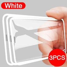 Load image into Gallery viewer, 3PCS Full Cover Protective glass on For iPhone 11 12 Pro Max tempered Glass Film iPhone X XR XS Max Screen Protector Curved Edge