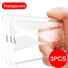 Load image into Gallery viewer, 3PCS Full Cover Protective glass on For iPhone 11 12 Pro Max tempered Glass Film iPhone X XR XS Max Screen Protector Curved Edge