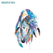 Load image into Gallery viewer, SDOYUNO 40x50cm Frameless Painting By Numbers Animals On Canvas Pictures By Numbers Home Decoration DIY Minimalism Style