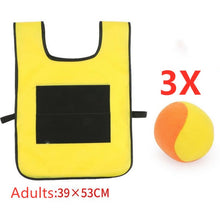 Load image into Gallery viewer, Kids Outdoor Sport Game Props Vest Sticky Jersey Vest Game Vest Waistcoat With Sticky Ball Throwing Toys For Children Sports Toy