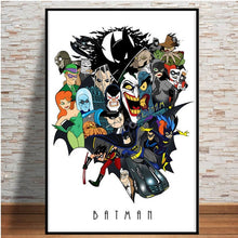 Load image into Gallery viewer, Canvas Painting Anime Role Character Hero Comic Book Collage Poster Prints Art Wall Pictures Bedroom Home Decor Quadro Cuadros