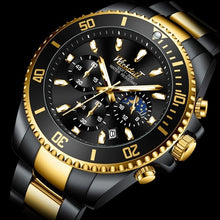 Load image into Gallery viewer, WISHDOIT 2021 New Men's Casual Sports Watch, Top Luxury Brand Men's Watch, Waterproof Luminous Stainless Steel Men's Wrist Watch