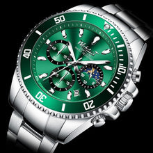 Load image into Gallery viewer, WISHDOIT 2021 New Men's Casual Sports Watch, Top Luxury Brand Men's Watch, Waterproof Luminous Stainless Steel Men's Wrist Watch