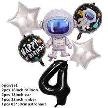 Load image into Gallery viewer, New Space Planet party Plate Napkins cups Tableware stars party for Astronaut Happy Birthday Party Supplies Universe Decorations