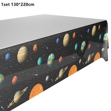 Load image into Gallery viewer, New Space Planet party Plate Napkins cups Tableware stars party for Astronaut Happy Birthday Party Supplies Universe Decorations