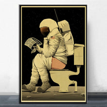 Load image into Gallery viewer, Marvel Avengers Spoofed Superheroes Print Posters In The Toilets Funny Hero Kids Room Decoration Wall Art Canvas Painting Cuadro