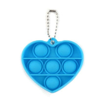 Load image into Gallery viewer, Mini Push Pops Bubble Sensory Toy Keychain Autism Squishy Stress Reliever Toys for Adult Kids Relief Funny Pop-it Fidget Toys