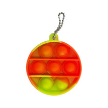 Load image into Gallery viewer, Mini Push Pops Bubble Sensory Toy Keychain Autism Squishy Stress Reliever Toys for Adult Kids Relief Funny Pop-it Fidget Toys