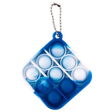 Load image into Gallery viewer, Mini Push Pops Bubble Sensory Toy Keychain Autism Squishy Stress Reliever Toys for Adult Kids Relief Funny Pop-it Fidget Toys