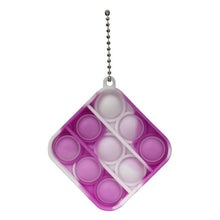 Load image into Gallery viewer, Mini Push Pops Bubble Sensory Toy Keychain Autism Squishy Stress Reliever Toys for Adult Kids Relief Funny Pop-it Fidget Toys