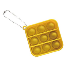 Load image into Gallery viewer, Mini Push Pops Bubble Sensory Toy Keychain Autism Squishy Stress Reliever Toys for Adult Kids Relief Funny Pop-it Fidget Toys