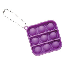 Load image into Gallery viewer, Mini Push Pops Bubble Sensory Toy Keychain Autism Squishy Stress Reliever Toys for Adult Kids Relief Funny Pop-it Fidget Toys