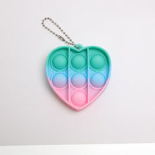 Load image into Gallery viewer, Mini Push Pops Bubble Sensory Toy Keychain Autism Squishy Adult Stress Reliever Toy for Children Relief Funny Pop-it Fidget Toys