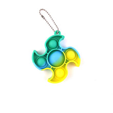 Load image into Gallery viewer, Mini Push Pops Bubble Sensory Toy Keychain Autism Squishy Adult Stress Reliever Toy for Children Relief Funny Pop-it Fidget Toys