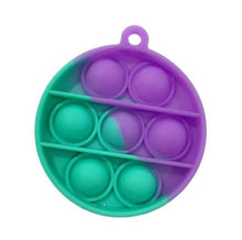 Load image into Gallery viewer, Mini Push Pops Bubble Sensory Toy Keychain Autism Squishy Adult Stress Reliever Toy for Children Relief Funny Pop-it Fidget Toys