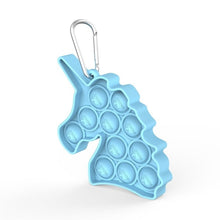Load image into Gallery viewer, Mini Push Pops Bubble Sensory Toy Keychain Autism Squishy Adult Stress Reliever Toy for Children Relief Funny Pop-it Fidget Toys