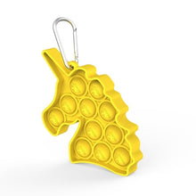 Load image into Gallery viewer, Mini Push Pops Bubble Sensory Toy Keychain Autism Squishy Adult Stress Reliever Toy for Children Relief Funny Pop-it Fidget Toys