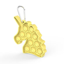 Load image into Gallery viewer, Mini Push Pops Bubble Sensory Toy Keychain Autism Squishy Adult Stress Reliever Toy for Children Relief Funny Pop-it Fidget Toys