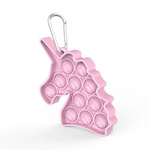 Load image into Gallery viewer, Mini Push Pops Bubble Sensory Toy Keychain Autism Squishy Adult Stress Reliever Toy for Children Relief Funny Pop-it Fidget Toys