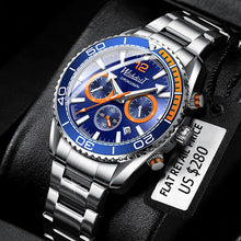 Load image into Gallery viewer, 2021 New Fashion Diver's Watch Men's Blue Top Brand Luxury 30ATM Waterproof Leisure Sports Stainless Steel Watch Men's Clock