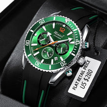 Load image into Gallery viewer, 2021 New Fashion Diver's Watch Men's Blue Top Brand Luxury 30ATM Waterproof Leisure Sports Stainless Steel Watch Men's Clock