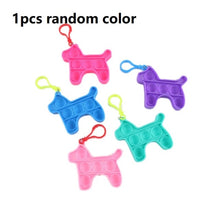 Load image into Gallery viewer, Mini Push Pops Bubble Sensory Toy Keychain Autism Squishy Adult Stress Reliever Toy for Children Relief Funny Pop-it Fidget Toys