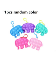 Load image into Gallery viewer, Mini Push Pops Bubble Sensory Toy Keychain Autism Squishy Adult Stress Reliever Toy for Children Relief Funny Pop-it Fidget Toys