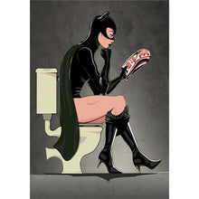 Load image into Gallery viewer, Marvel Canvas Print Picture Wall Anime Comic Nordic Suprehero In The Toilet Paintings Modern Home Decoration Module Poster Room