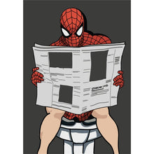 Load image into Gallery viewer, Marvel Canvas Print Picture Wall Anime Comic Nordic Suprehero In The Toilet Paintings Modern Home Decoration Module Poster Room