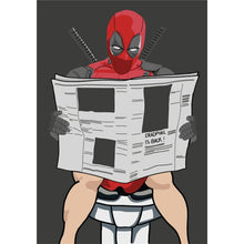 Load image into Gallery viewer, Marvel Canvas Print Picture Wall Anime Comic Nordic Suprehero In The Toilet Paintings Modern Home Decoration Module Poster Room