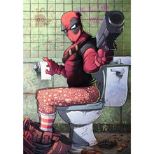 Load image into Gallery viewer, Marvel Poster Avengers Funny Spiderman Iron Man Captain America Superhero Action Figure Canvas Painting Prints Home Decor Kid