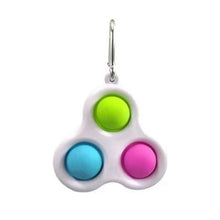 Load image into Gallery viewer, Mini Push Pops Bubble Sensory Toy Keychain Autism Squishy Adult Stress Reliever Toy for Children Relief Funny Pop-it Fidget Toys