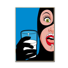 Load image into Gallery viewer, Marvel Funny Superheroes Private Life Canvas Painting Cartoon Spiderman Prints and Posters Wall Art for Kids Room Decor Cuadros